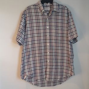 Dillards Mens Button Down Plaid Shirt